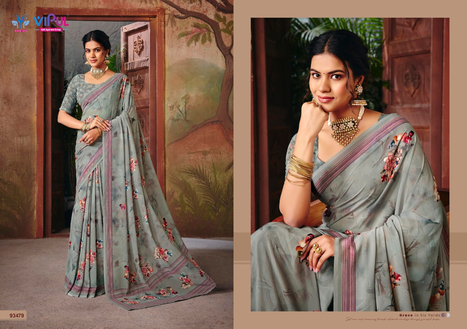 Riddhi Vol 18 Vipul Georgette Sarees Wholesaler