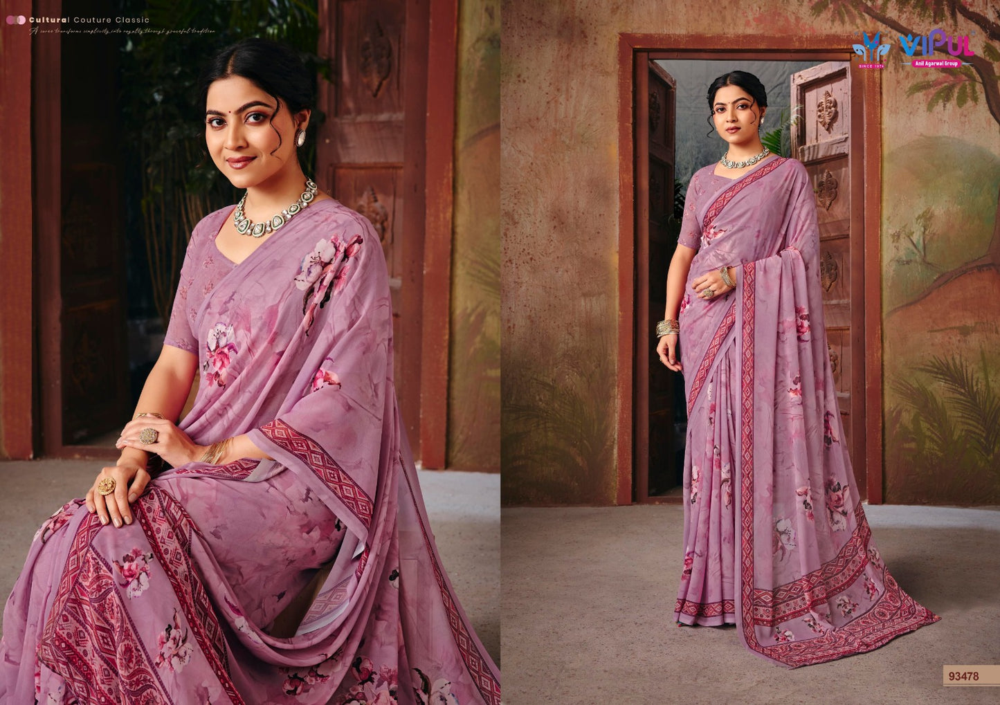 Riddhi Vol 18 Vipul Georgette Sarees Wholesaler