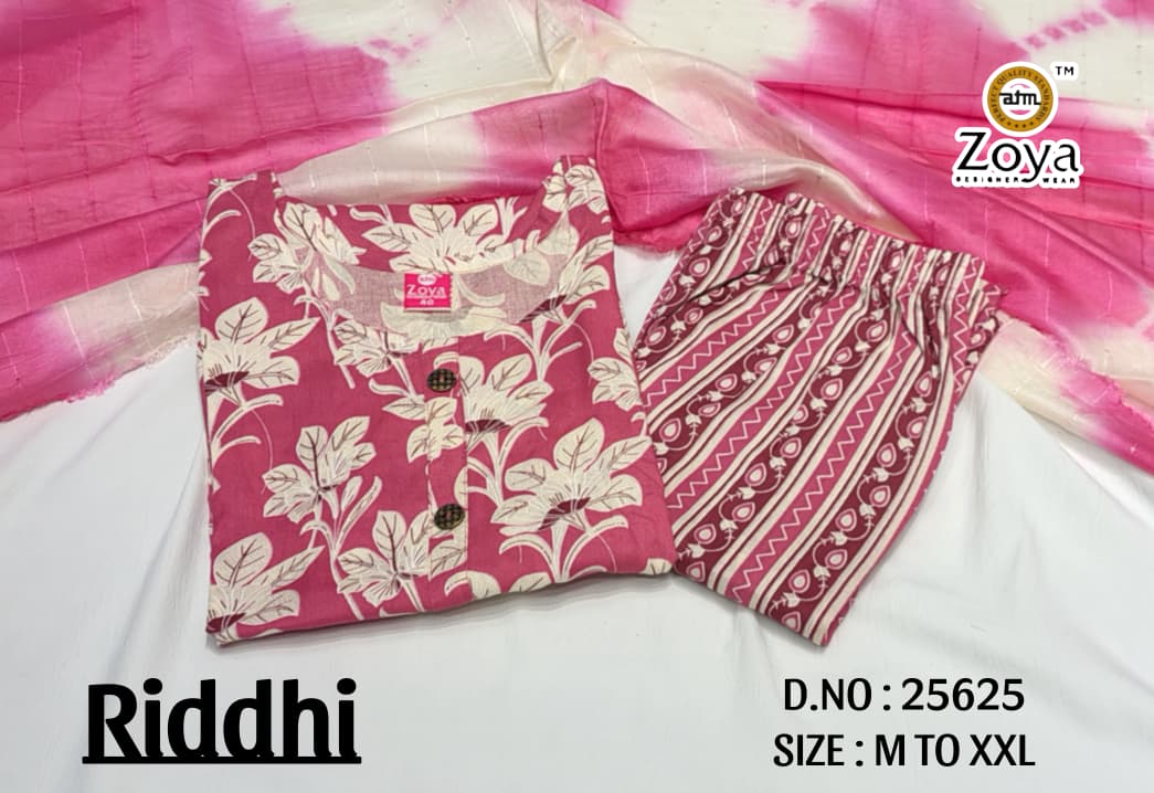 Riddhi Zoya Rayon Readymade Pant Style Suits Supplier