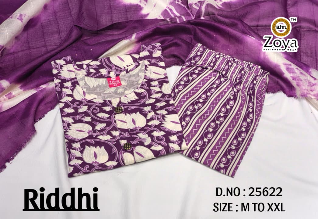 Riddhi Zoya Rayon Readymade Pant Style Suits Supplier