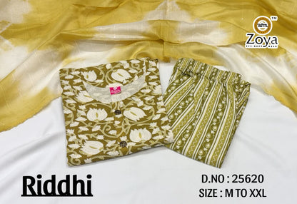 Riddhi Zoya Rayon Readymade Pant Style Suits Supplier