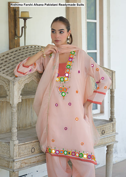Ridhima Farshi Afsana Kanjivaram Pakistani Readymade Suits Wholesale