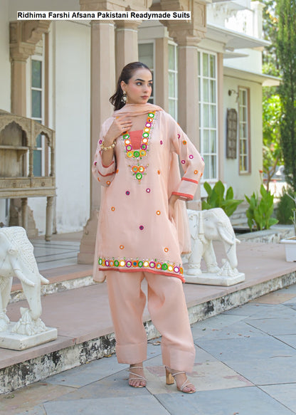 Ridhima Farshi Afsana Kanjivaram Pakistani Readymade Suits Wholesale