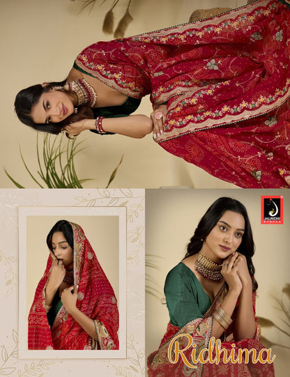Ridhima Jalnidhi Georgette Sarees Wholesaler
