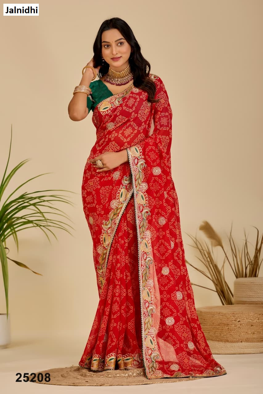 Ridhima Jalnidhi Georgette Sarees Wholesaler