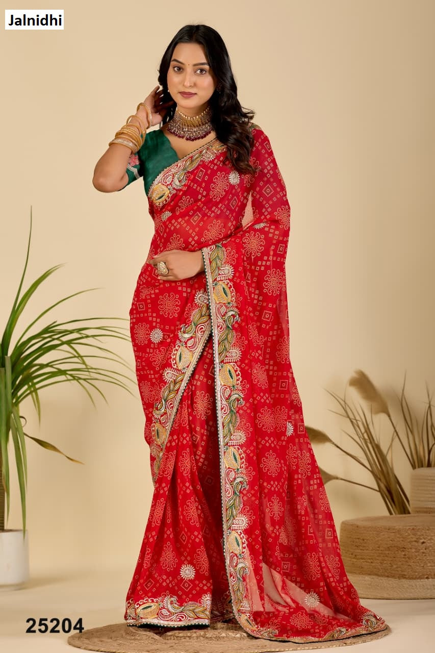 Ridhima Jalnidhi Georgette Sarees Wholesaler