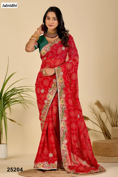 Ridhima Jalnidhi Georgette Sarees Wholesaler