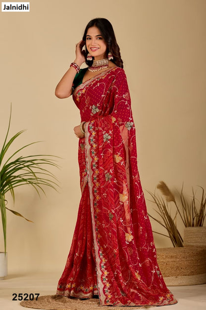 Ridhima Jalnidhi Georgette Sarees Wholesaler