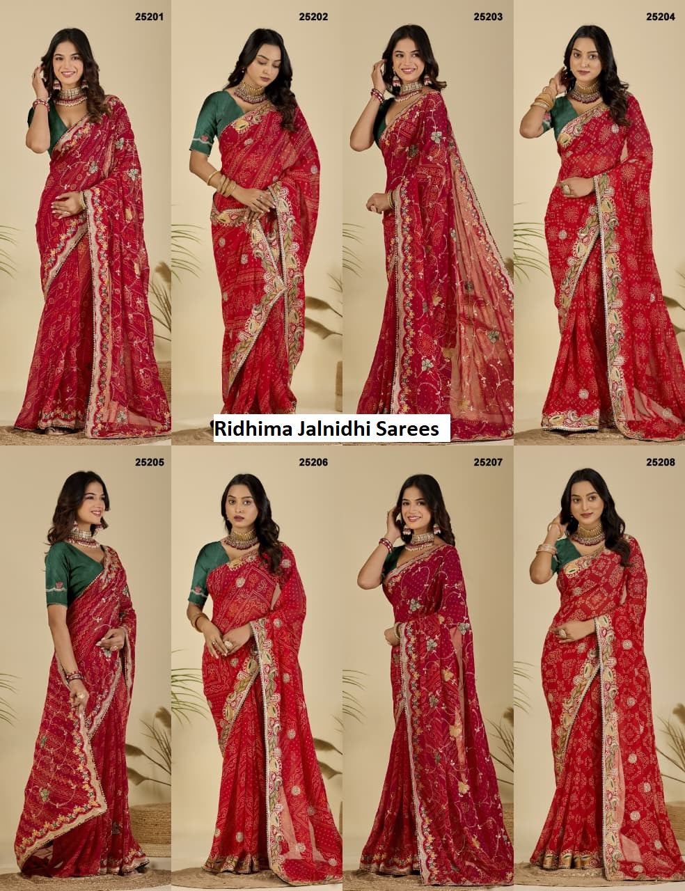 Ridhima Jalnidhi Georgette Sarees Wholesaler