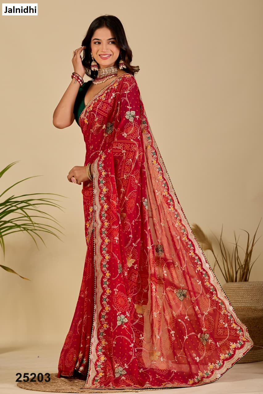 Ridhima Jalnidhi Georgette Sarees Wholesaler