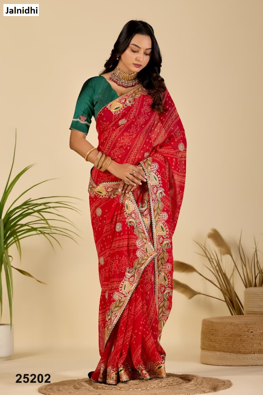 Ridhima Jalnidhi Georgette Sarees Wholesaler