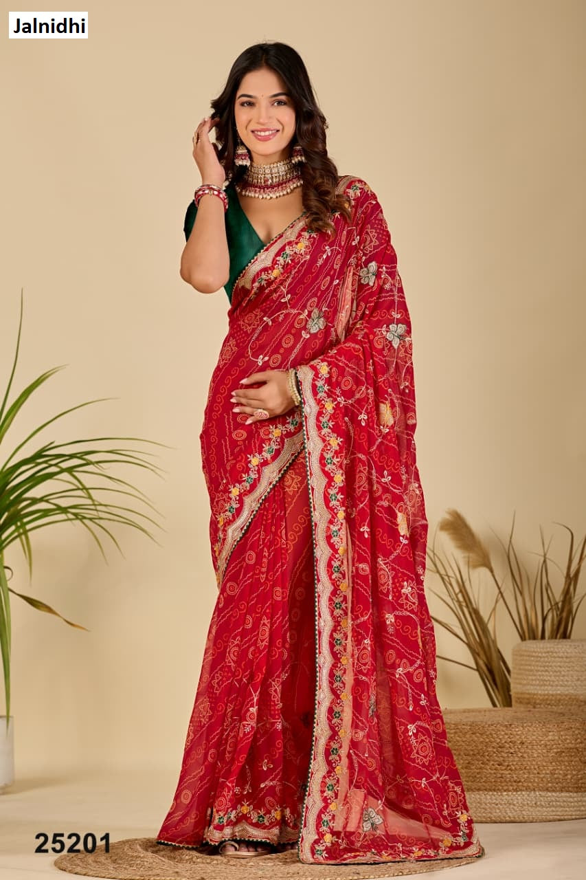 Ridhima Jalnidhi Georgette Sarees Wholesaler