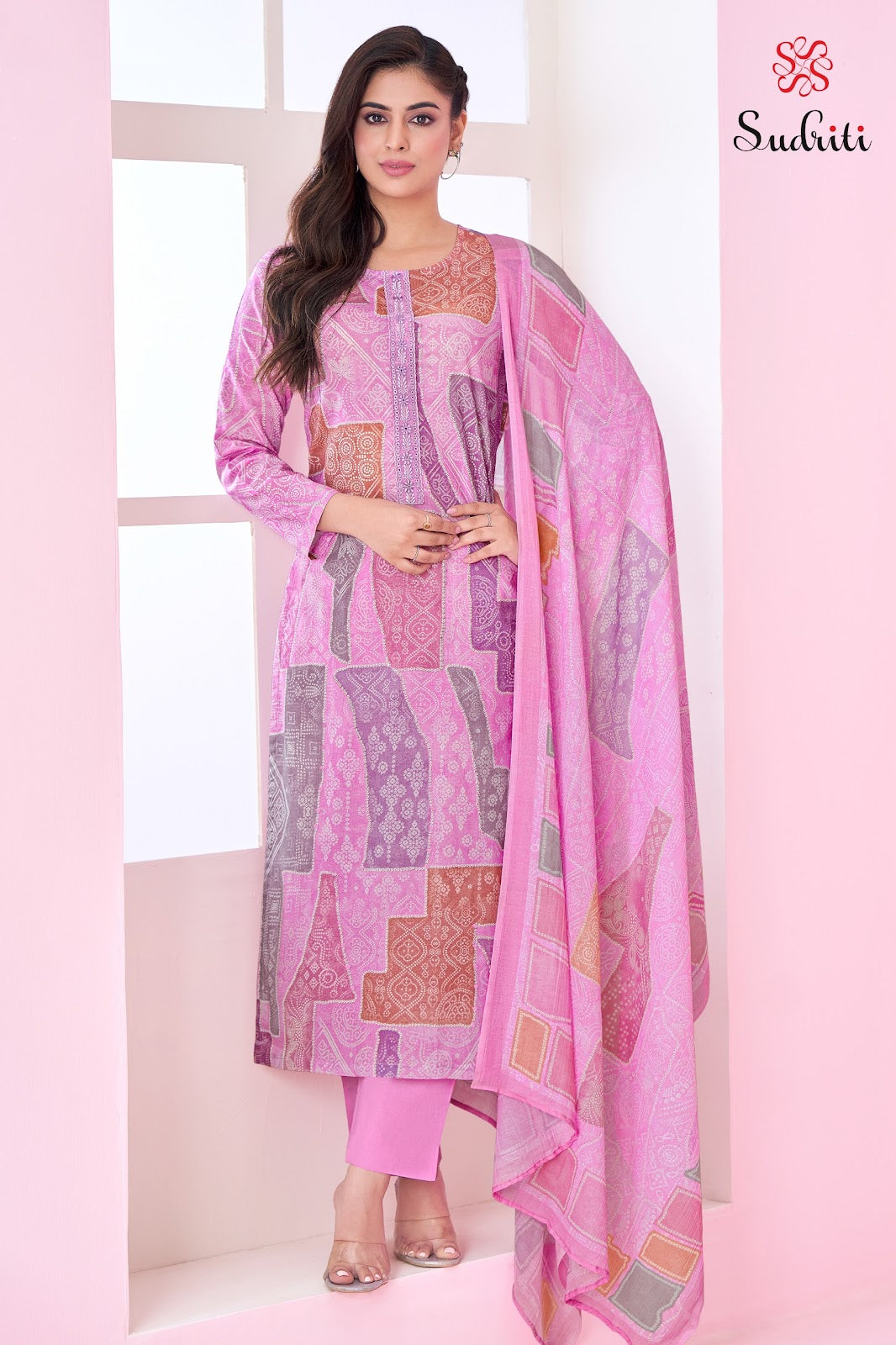 Ridhima Sudriti Sahiba Pure Cotton Pant Style Suits Supplier Ahmedabad