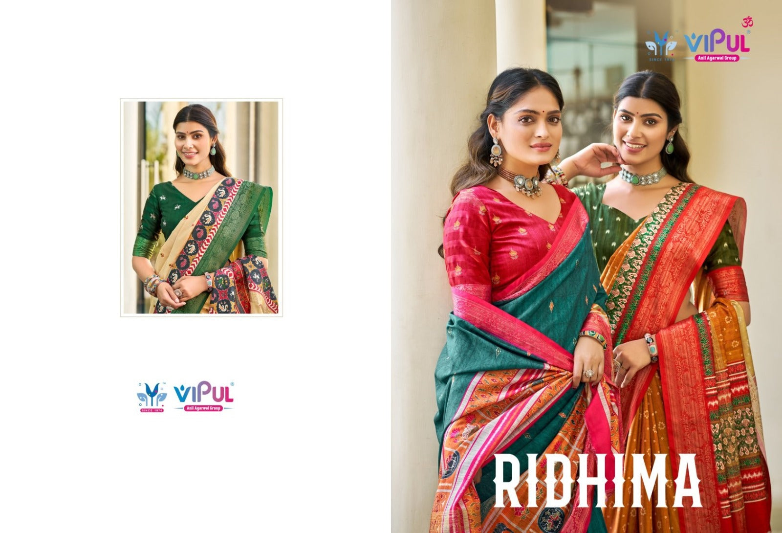 Ridhima Vipul Silk Sarees Exporter Ahmedabad