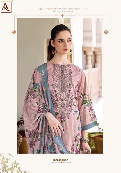Rihaana Edition 12 Alok Cambric Karachi Salwar Suits Manufacturer Gujarat