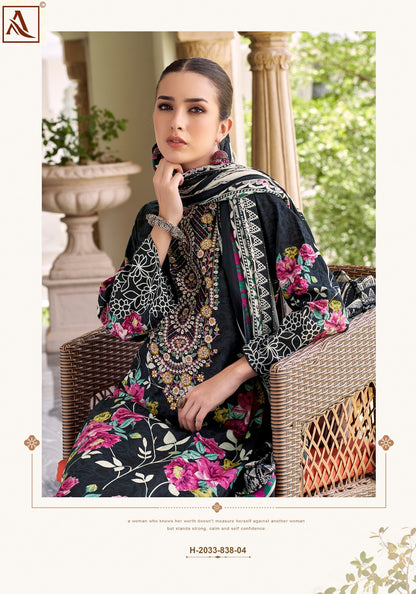 Rihaana Edition 12 Alok Cambric Karachi Salwar Suits Manufacturer Gujarat