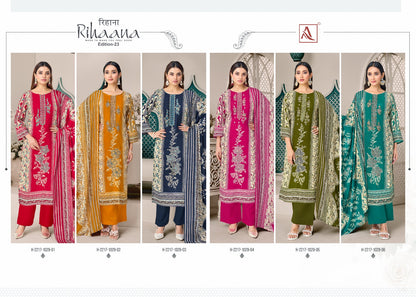 Rihaana Edition 23 Alok Cambric Cotton Karachi Salwar Suits Wholesale