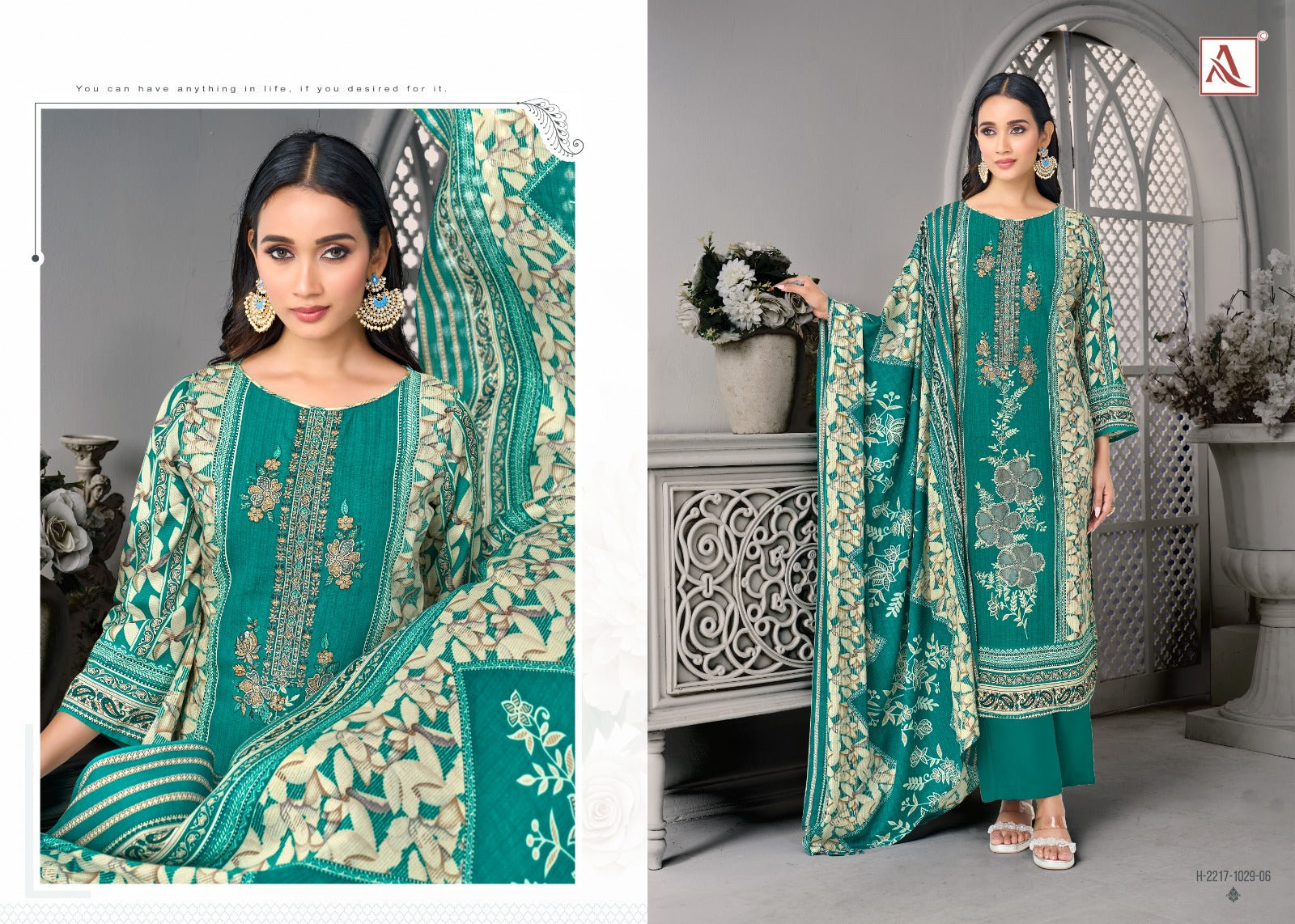 Rihaana Edition 23 Alok Cambric Cotton Karachi Salwar Suits Wholesale