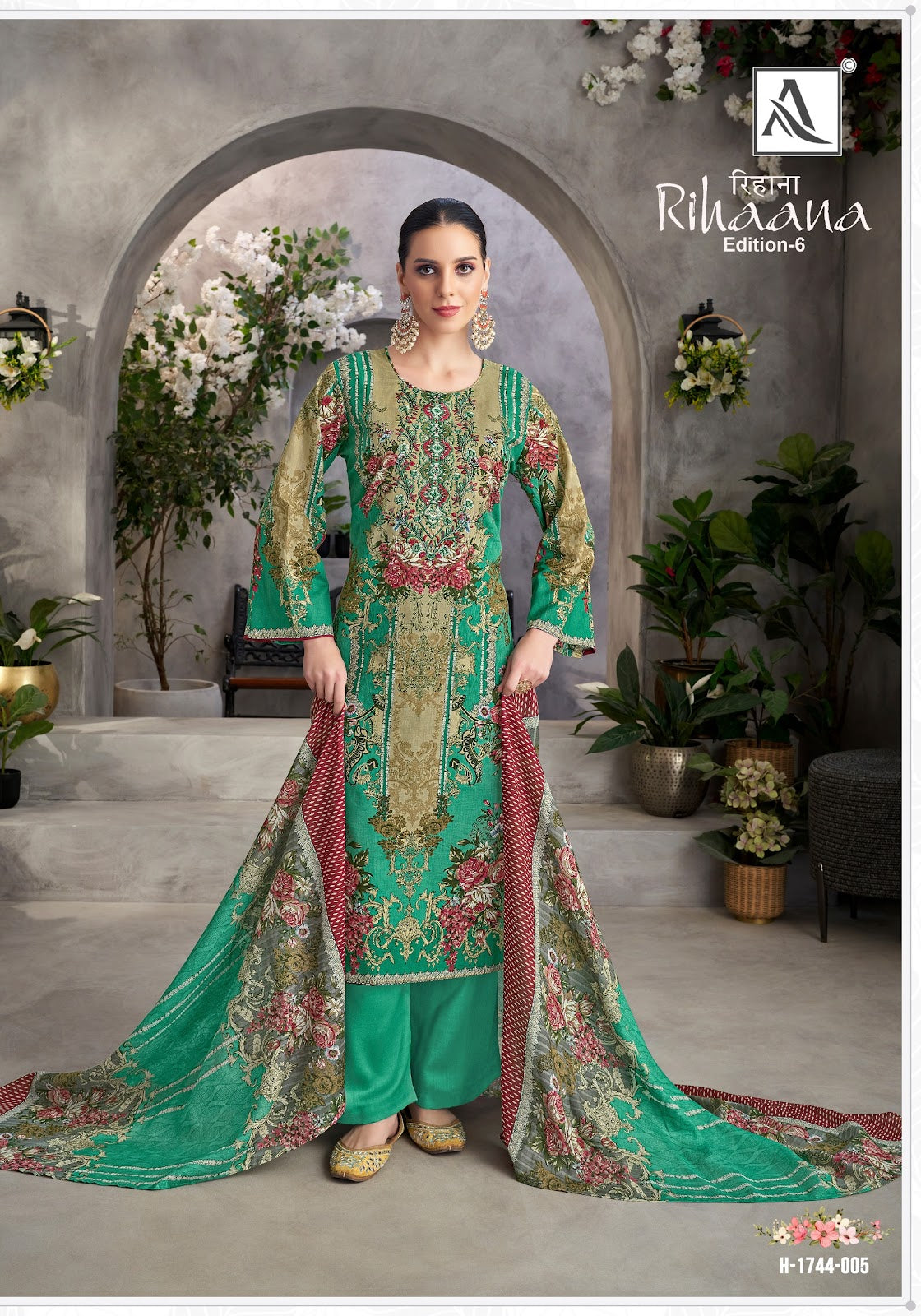 Rihaana Edition 6 Alok Cotton Karachi Salwar Suits Wholesaler