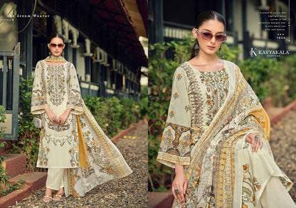 Rihaana Vol 16 Kavyakala Lawn Cotton Karachi Salwar Suits Exporter Ahmedabad