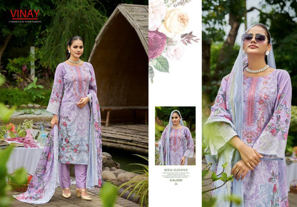 Rihaana Vol 1 Vinay Cambric Cotton Karachi Salwar Suits Wholesale Rate