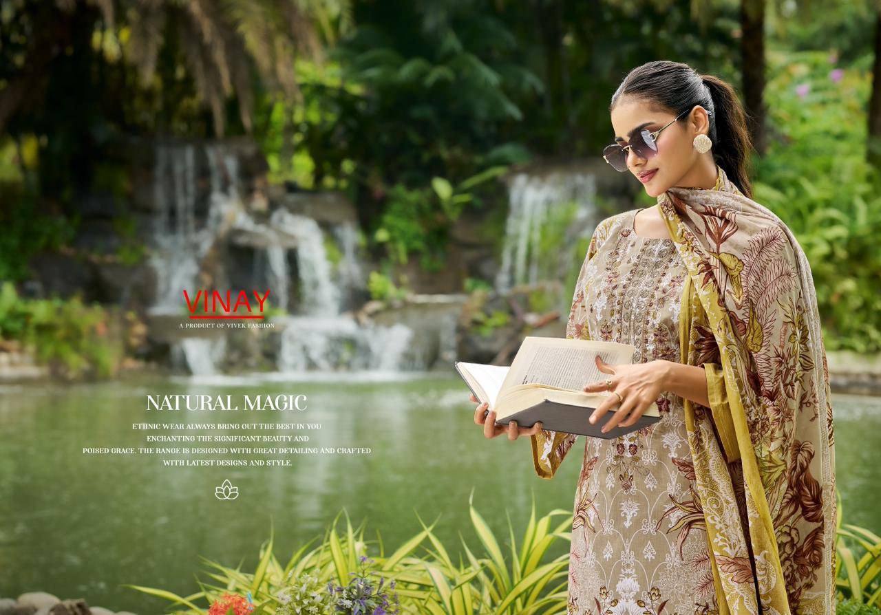 Rihaana Vol 1 Vinay Cambric Cotton Karachi Salwar Suits Wholesale Rate
