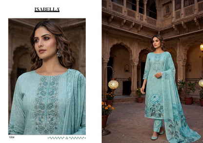 Riham Yesfab Isabella Cambric Pant Style Suits Manufacturer India