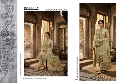 Riham Yesfab Isabella Cambric Pant Style Suits Manufacturer India