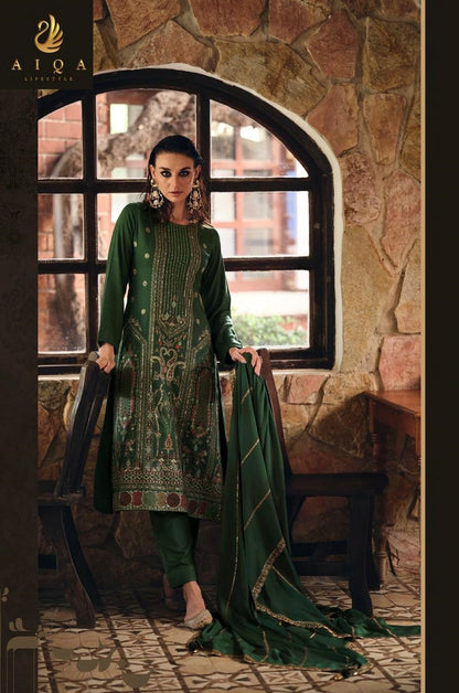 Rihana Aiqa Viscose Pashmina Suits Wholesale Rate