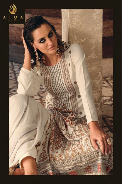 Rihana Aiqa Viscose Pashmina Suits Wholesale Rate