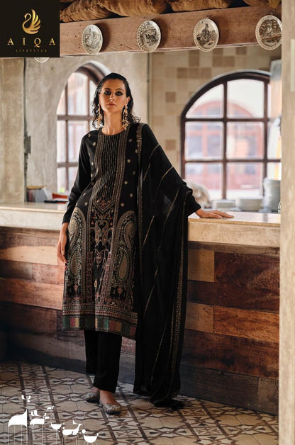 Rihana Aiqa Viscose Pashmina Suits Wholesale Rate