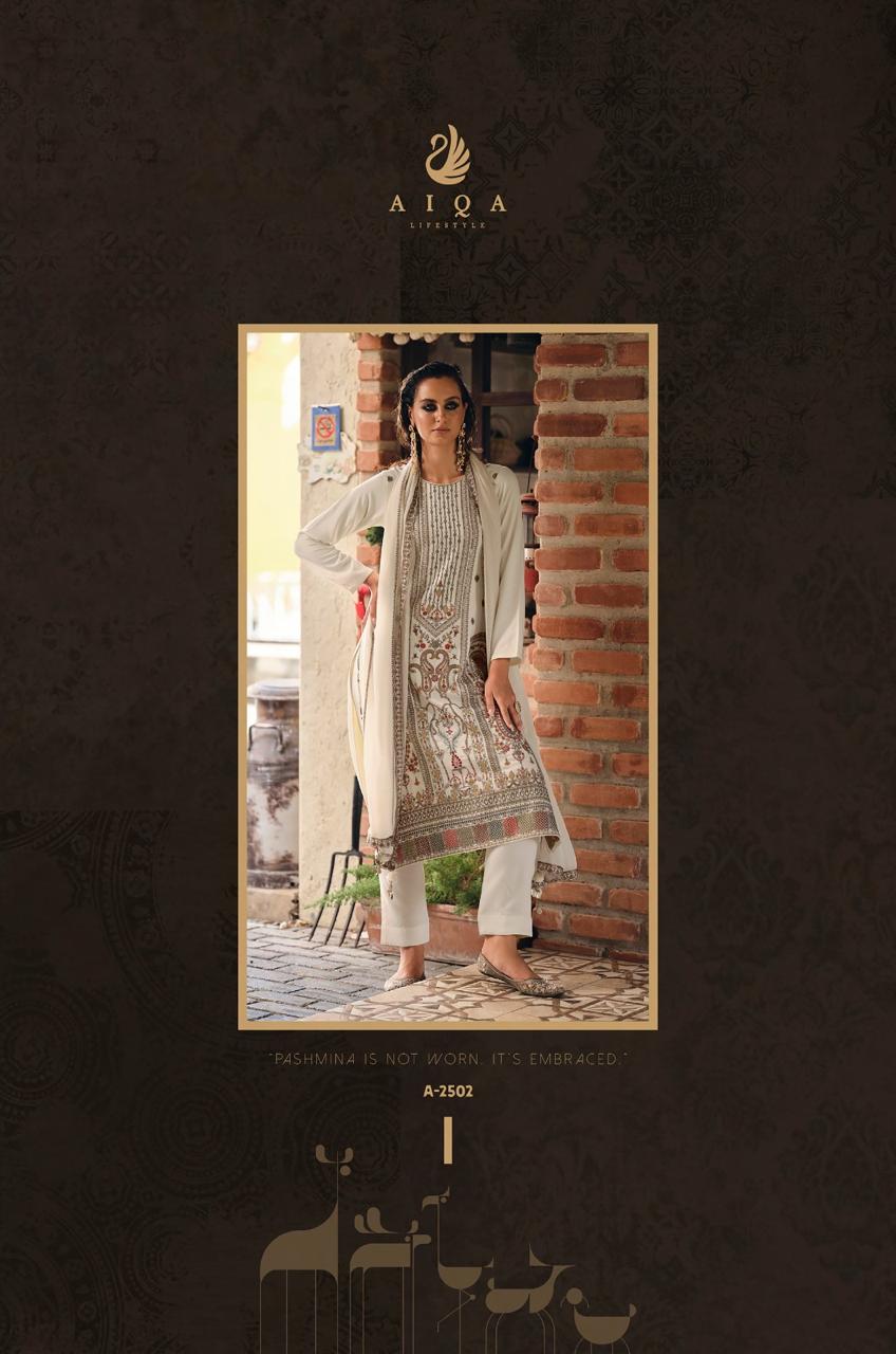 Rihana Aiqa Viscose Pashmina Suits Wholesale Rate