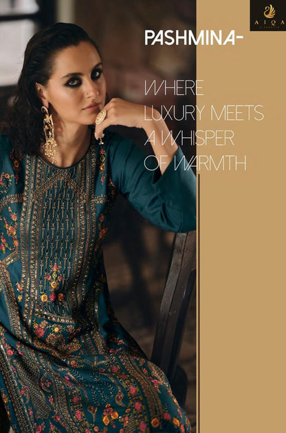 Rihana Aiqa Viscose Pashmina Suits Wholesale Rate