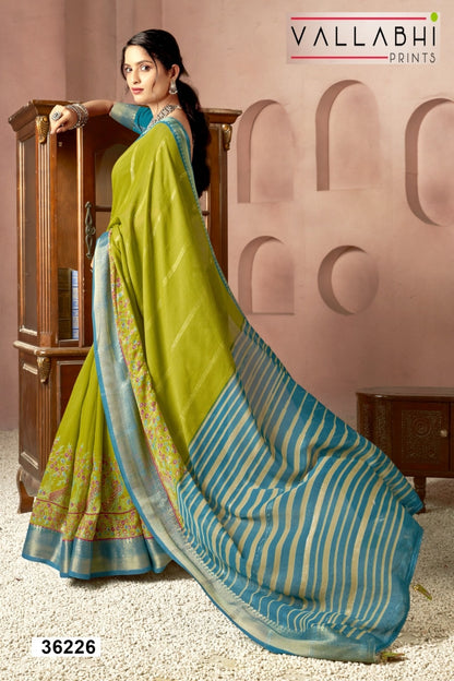 Rihana Vol 2 Vallabhi Prints Georgette Sarees Exporter India