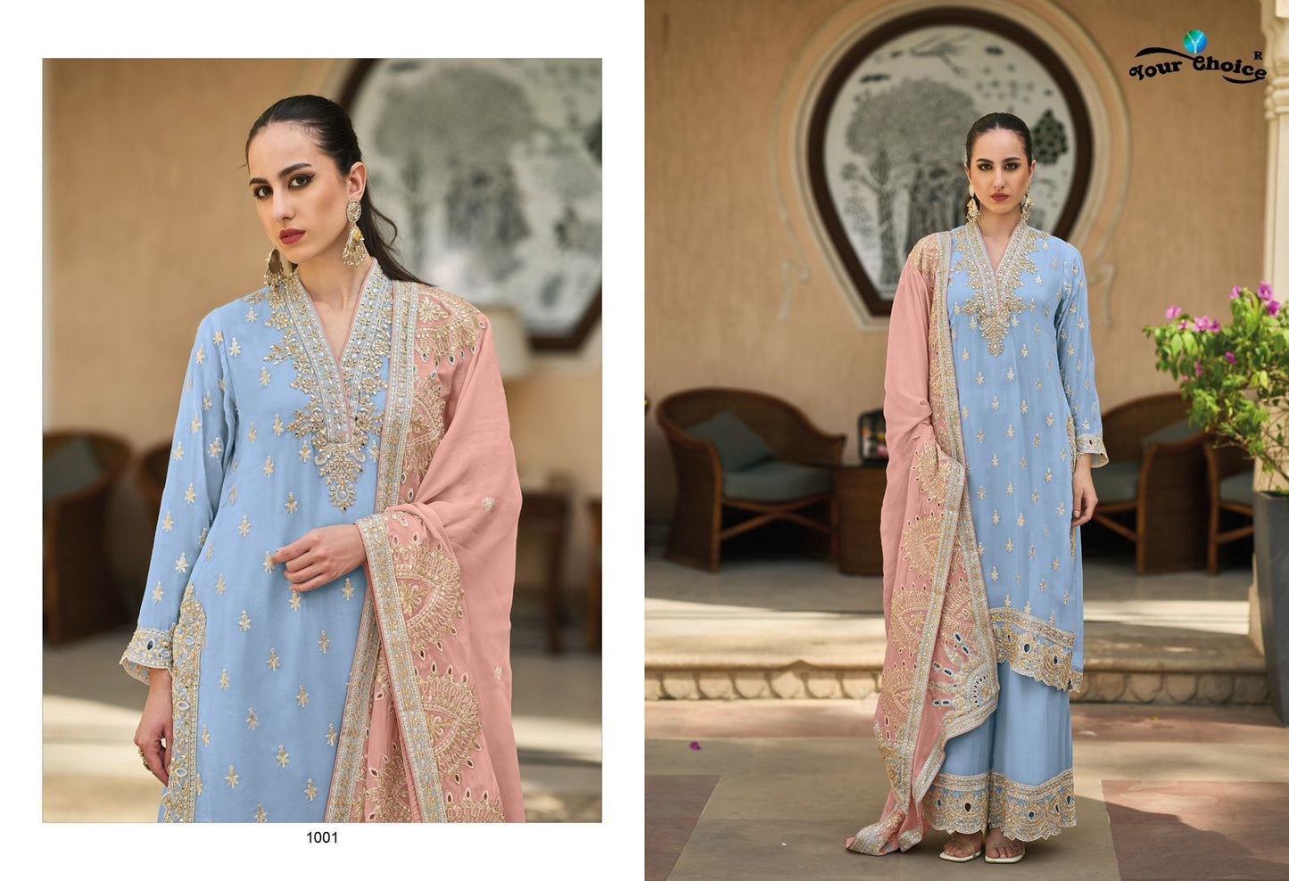 Rihana Your Choice Chiffon Pakistani Readymade Suits Wholesaler India