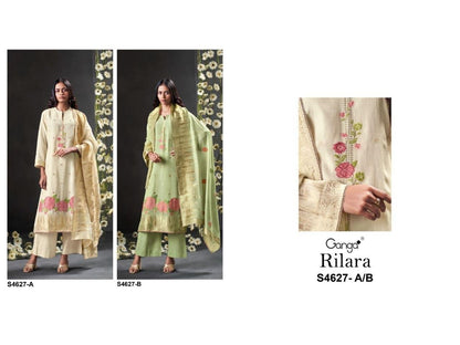 Rilara 4627 Ganga Jacquard Plazzo Style Suits Wholesale Price