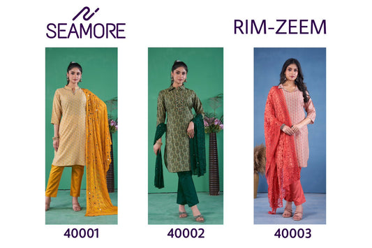 Rim-Zeem Seamore Cotton Readymade Pant Style Suits Manufacturer Ahmedabad