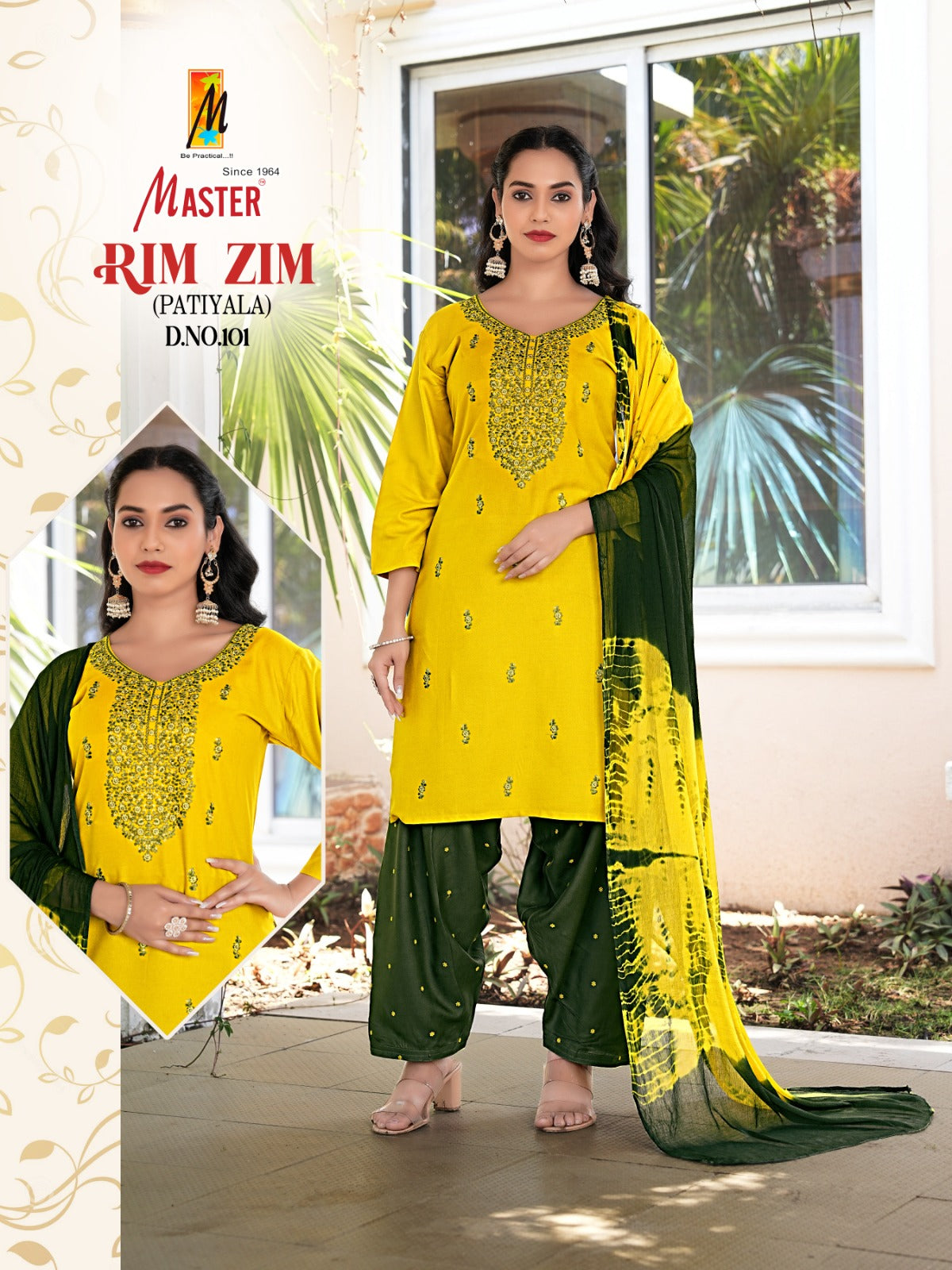 Rim Zim Master Rayon Readymade Patiyala Suits Wholesaler Gujarat