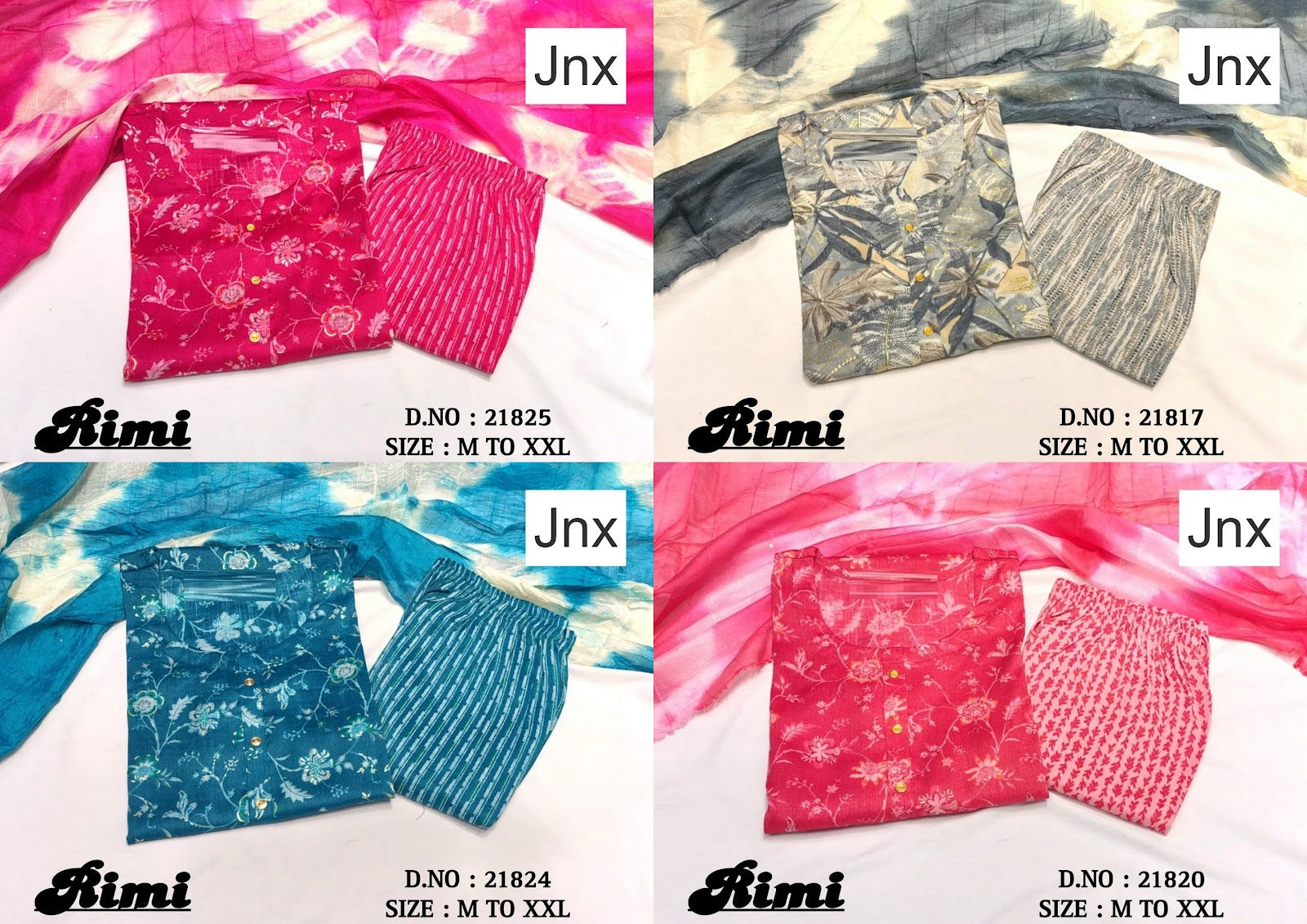 Rimi 0906 Jnx Capsule Print Readymade Pant Style Suits Wholesaler Ahmedabad