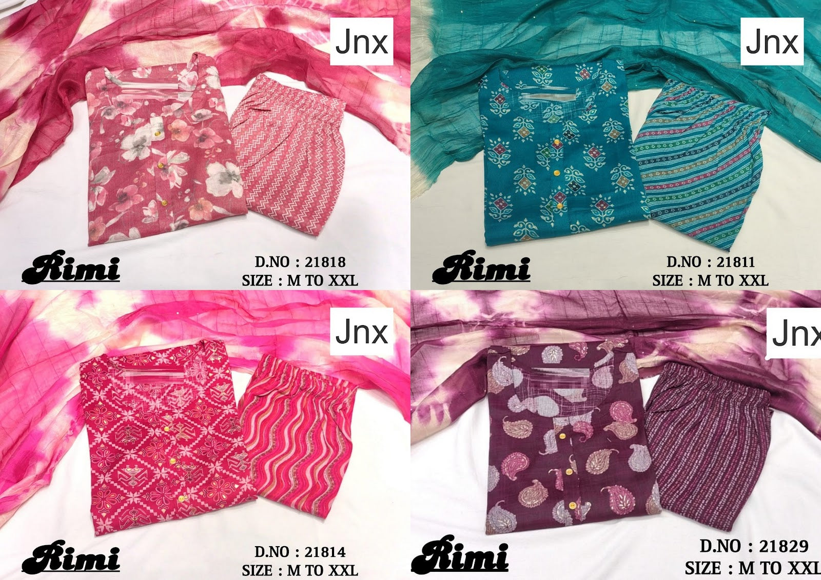 Rimi 0906 Jnx Capsule Print Readymade Pant Style Suits Wholesaler Ahmedabad