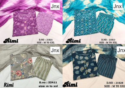 Rimi 0906 Jnx Capsule Print Readymade Pant Style Suits Wholesaler Ahmedabad