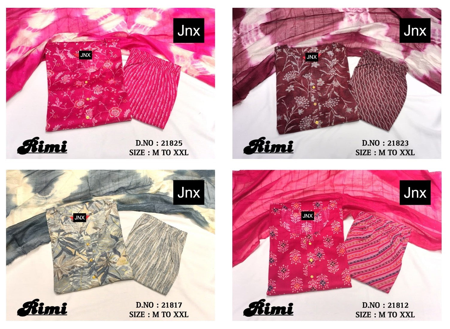 Rimi 151225 Jnx Capsule Readymade Pant Style Suits Supplier Gujarat