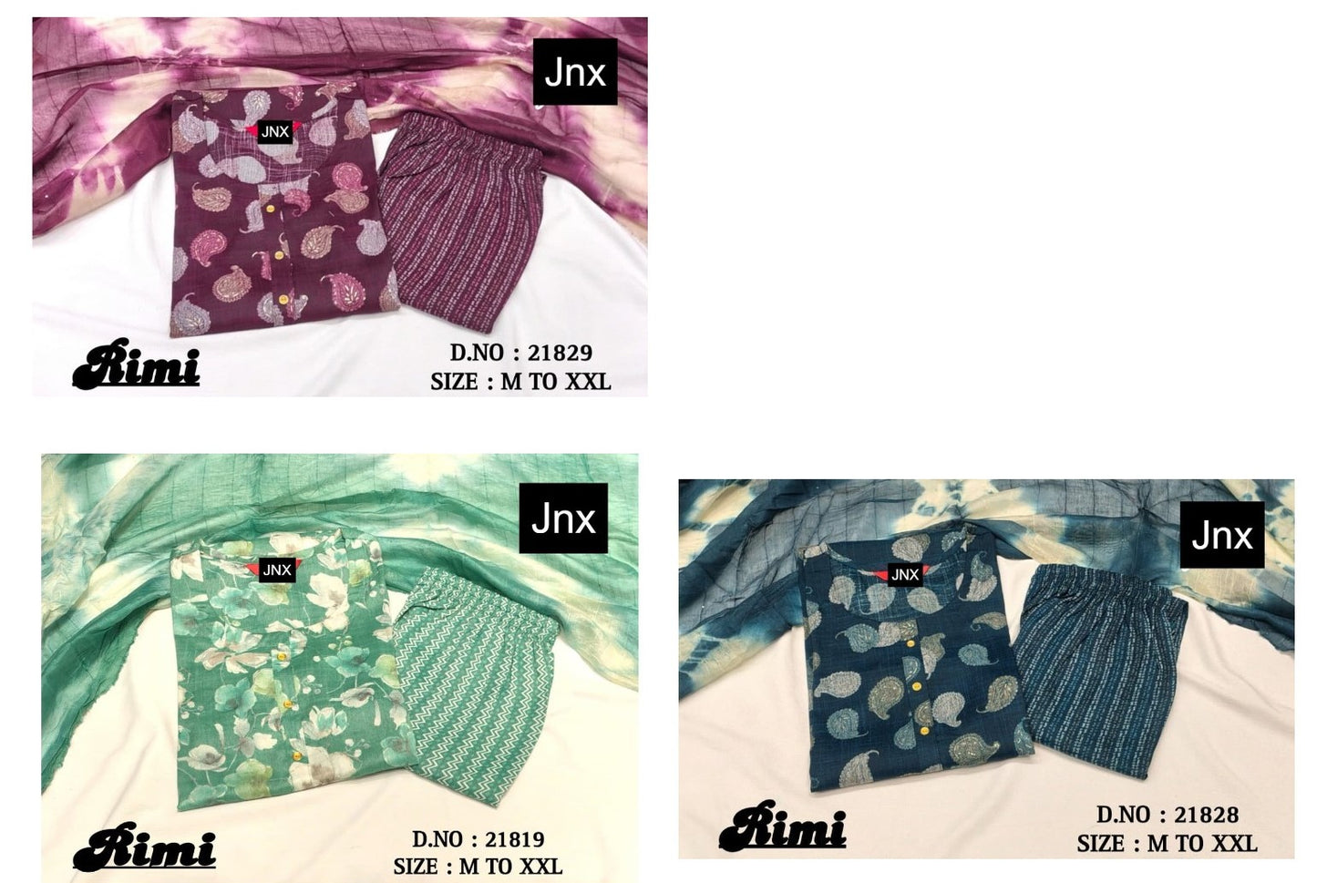 Rimi 151225 Jnx Capsule Readymade Pant Style Suits Supplier Gujarat