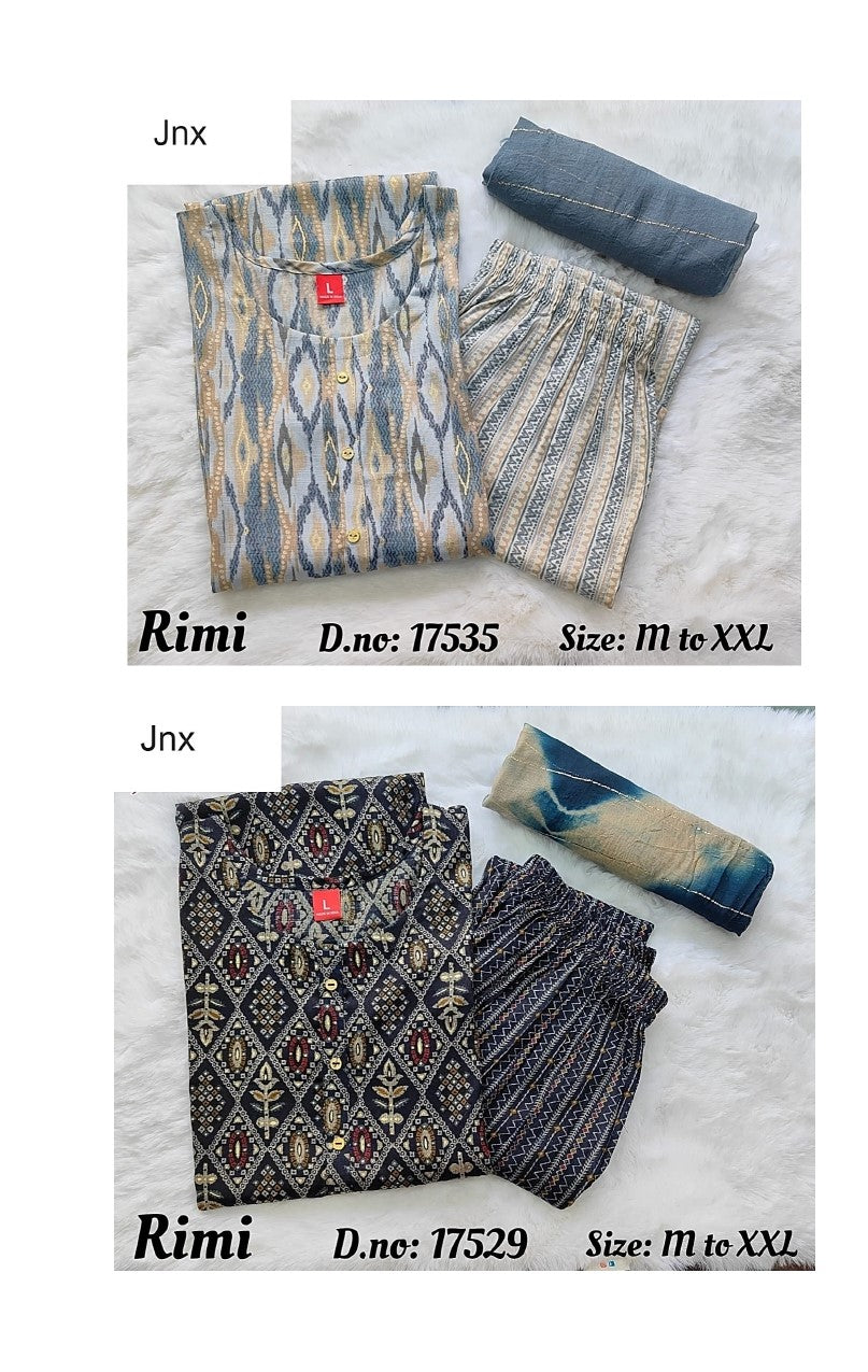 Rimi Jnx Capsule Readymade Pant Style Suits Supplier