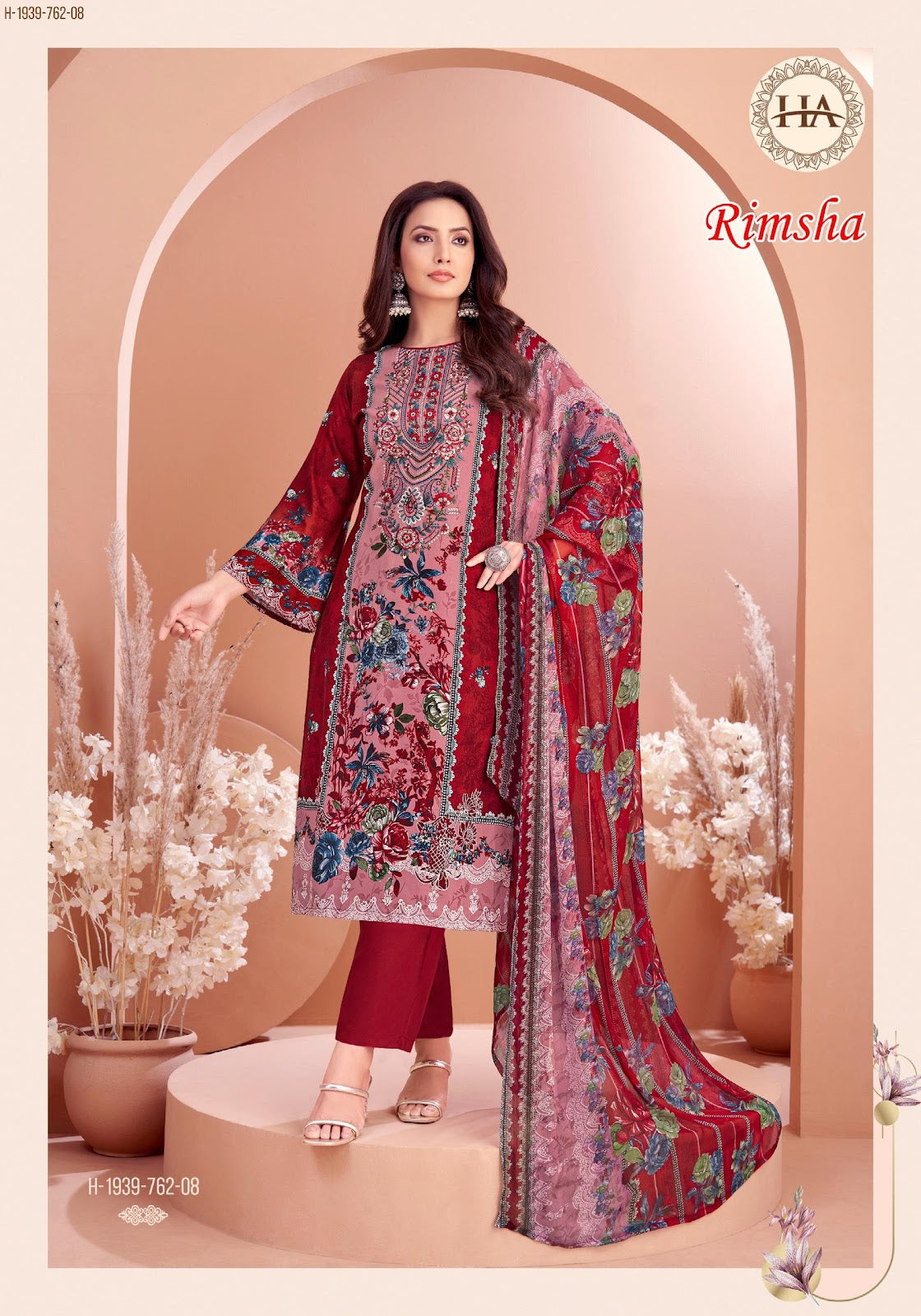 Rimsha Alok Harshit Fashion Pure Viscose Karachi Salwar Suits Manufacturer Gujarat