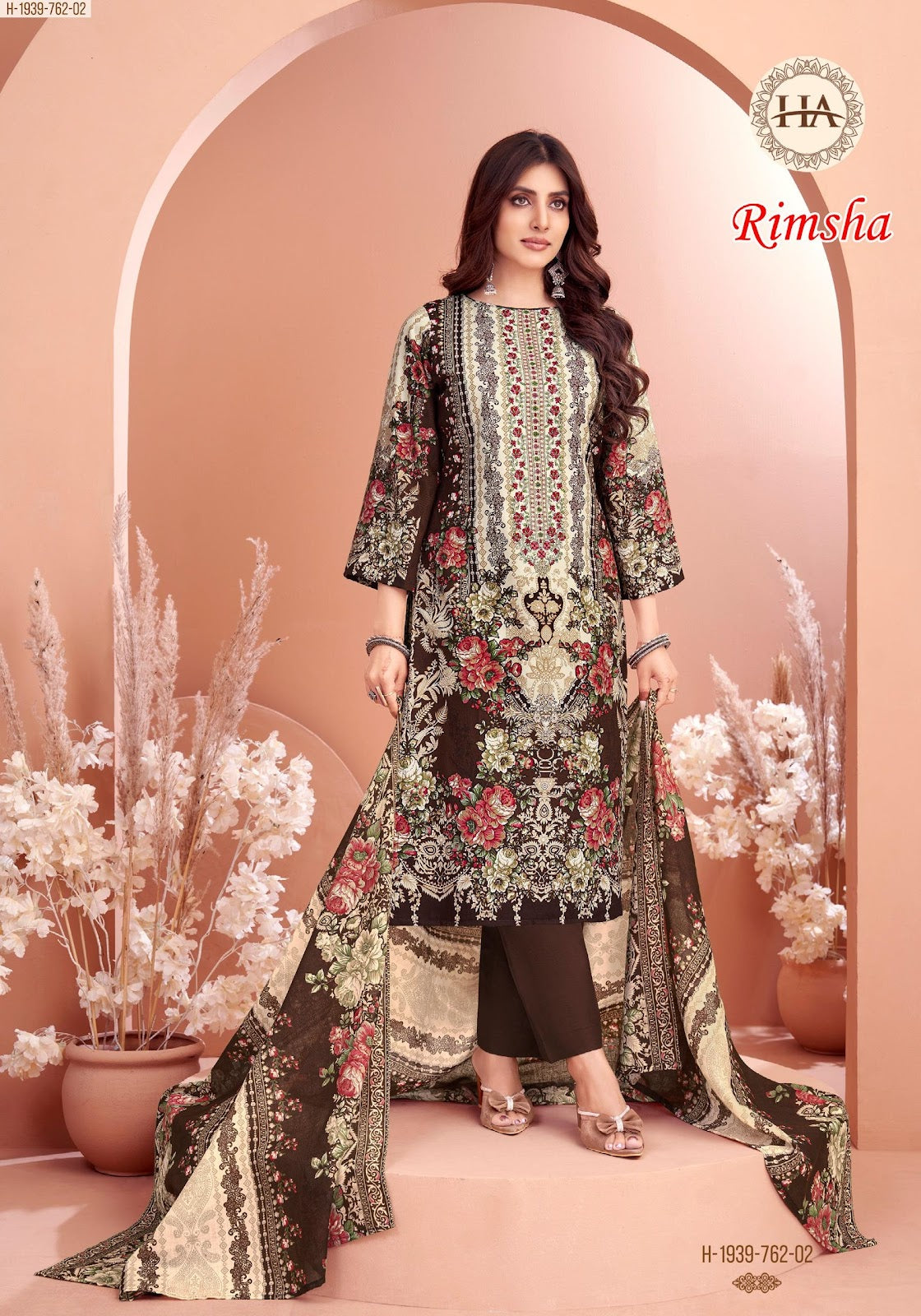 Rimsha Alok Harshit Fashion Pure Viscose Karachi Salwar Suits Manufacturer Gujarat
