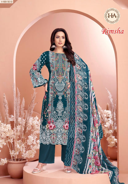 Rimsha Alok Harshit Fashion Pure Viscose Karachi Salwar Suits Manufacturer Gujarat