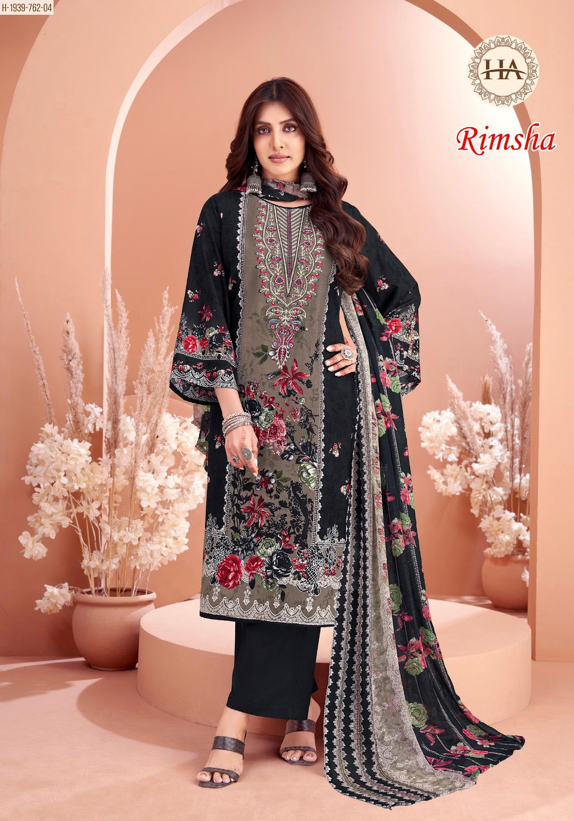 Rimsha Alok Harshit Fashion Pure Viscose Karachi Salwar Suits Manufacturer Gujarat