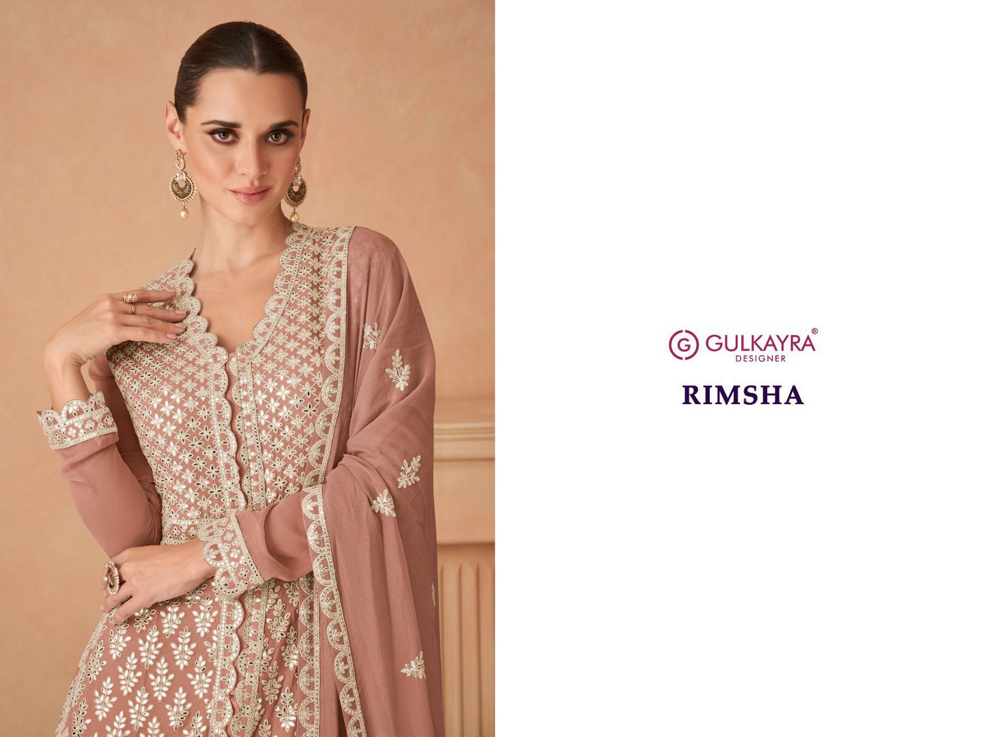 Rimsha Gulkayra Designer Georgette Readymade Skirt Style Suits Manufacturer Gujarat