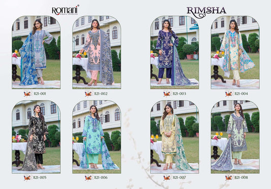 Rimsha Romani Cotton Karachi Salwar Suits Manufacturer India